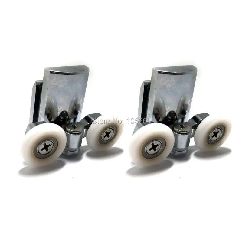 4* Shower Door Wheels 23mm Shower Door Rollers Bottom 4pcs