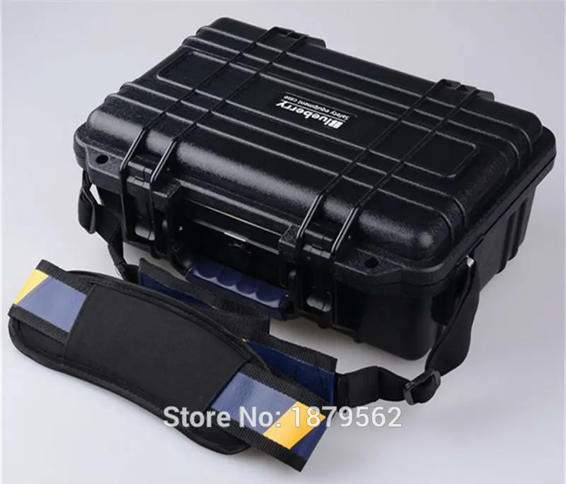 [3 colors] 341*249*130mm IP68 waterproof sealed cases abs plastic tool box plastic anti tank shock box instrument case