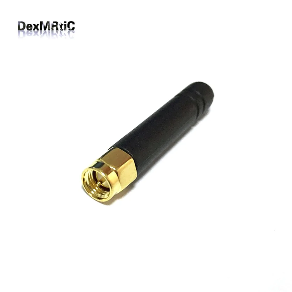 1PC 433Mhz Antenna  3dbi OMNI Directional SMA Male Connector Straight Right Angle Aerial 5cm NEW Wholesale