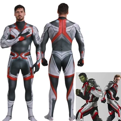 Hot Sale Endgame Quantum Realm Cosplay Costume Superhero Zentai Bodysuit Suit Jumpsuits for Adult/Kids