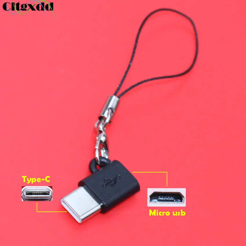 1 Piece For Xiaomi Micro usb female to Type C male cable Converter Connector Micro USB Type-C Adapter Support OTG Short body