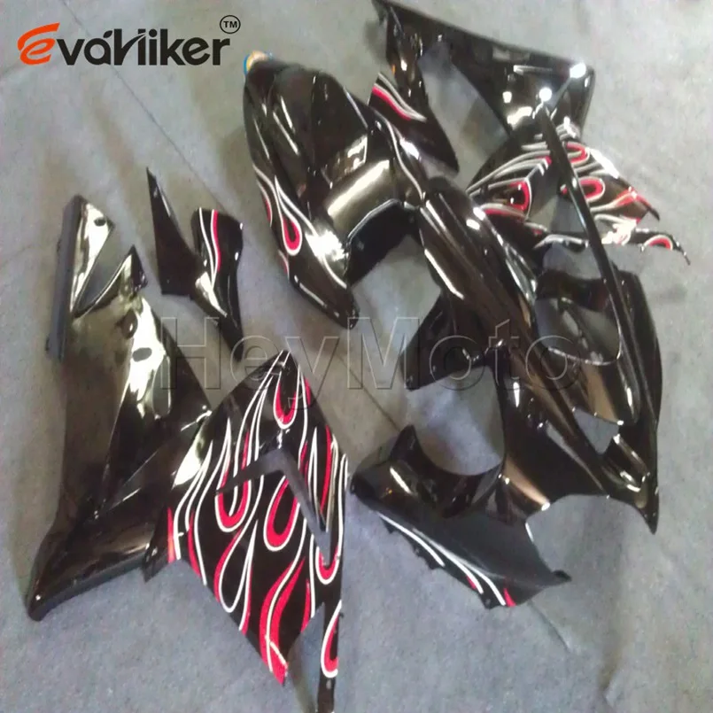 ZX10R 2004 2005 Motorcycle Fairings Full Set Custom Color Racing Body Kit Injection Molded image 5
