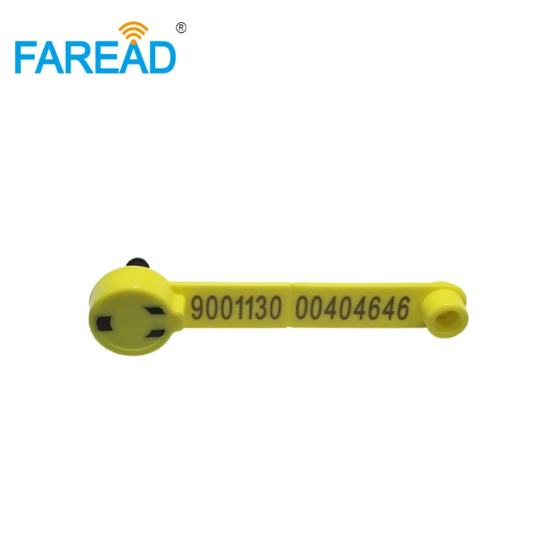 60 個 134.2KHz ICAR ISO11784/85 FDX-B 低周波 RFID 動物 ID 耳タグ羊ヤギ用