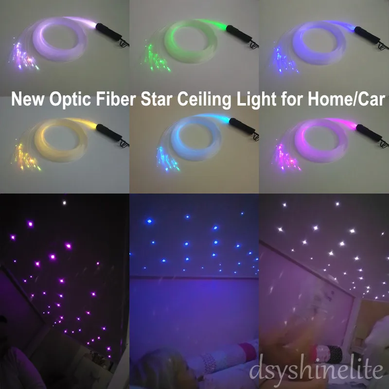 Free Shipping DIY Optic Fiber Light Stars Ceiling Lamp for Children's Room Best Gift for Child/Car 50PCS Ceiling Stars + Remote