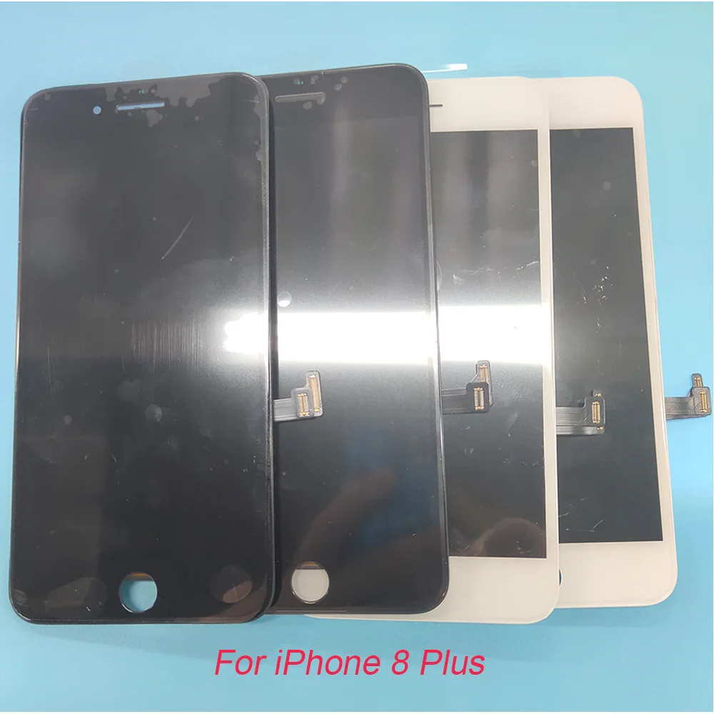 مجموعة شاشة لمس LCD ، 5 قطع ، بدون بكسل ميت ، لهاتف iPhone 7 Plus 8 Plus