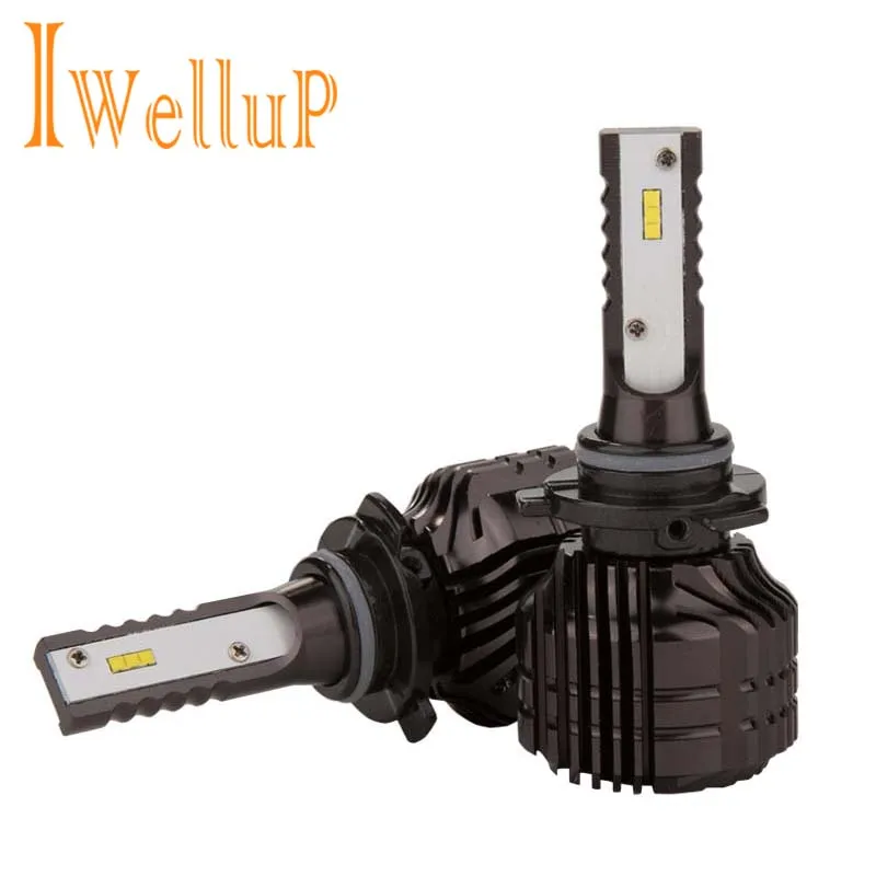 

2 pcs plug&play H1 H3 9005/HB3 9006/HB4 H4 H7 Led Car light CSP 52W 9000LM Auto LED Headlight H11 H8 Fog Lamps 6000K white