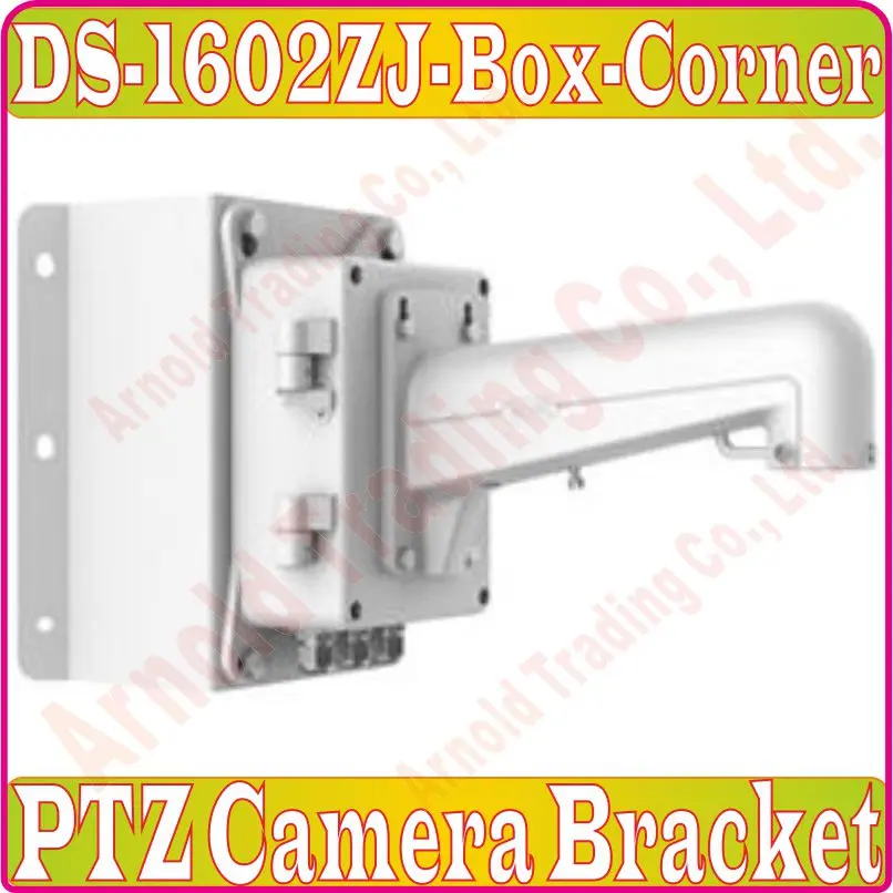 

DS-1602ZJ-BOX-CORNER CCTV PTZ Camera Corner Mount Bracket with junction box For Speed Dome PTZ Camera, DS-1602ZJ