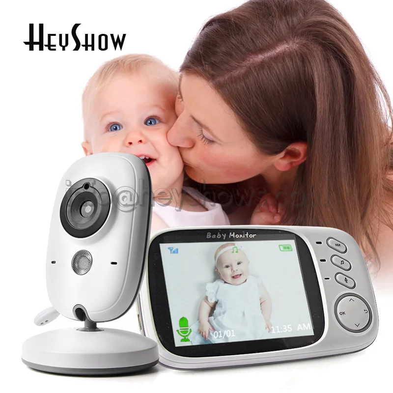 VB603 Video Baby Sleep Monitor, Wireless LCD, Two Way Audio Talk, Night Vision, Surveillance Camera Monitoring, 3.2 Inches, 2.4G