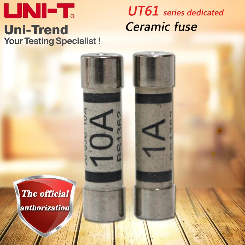 UNI-T UT61A/UT61B/UT61C/UT61C/UT61D/UT61E Multimetro Digitale Speciale Fusibili, Fusibili, fusibile di corrente, 1A/240V e 10A/240V