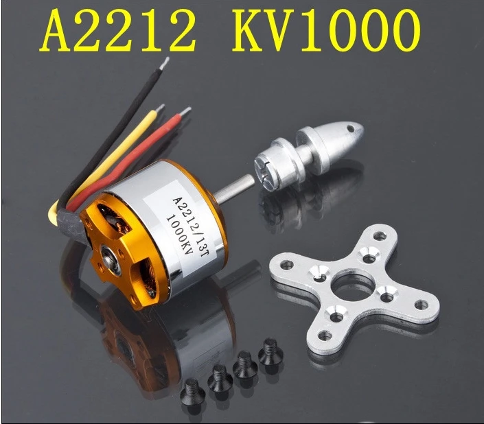 4pcs A2212 930kv  1000KV 2200kv Brushless Motor Quad rotor Multi-copter and RC Aircraft (4pcs)