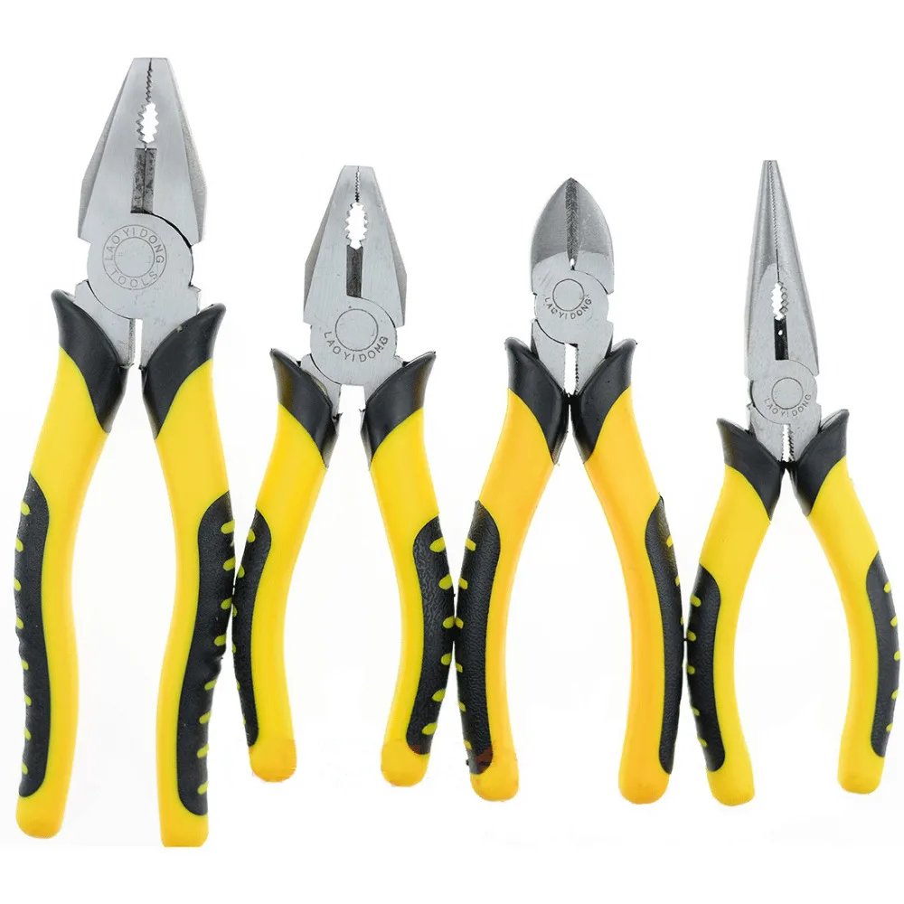 

8-inch 6-inch Diagonal Long Nose Plier Wire Cutter Tool