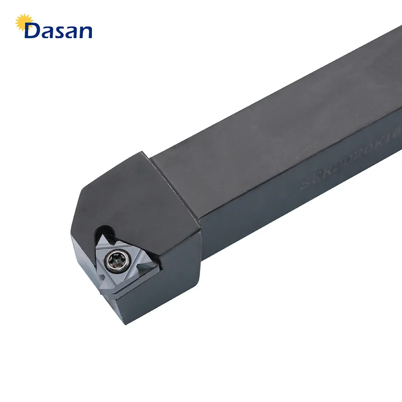 1pcs SER1010H11 SERSER2020K16 10 SER1212H16 100 125 milímetros pcs 16ER AG60 11ER A60 ThreadingLathe Carboneto de Inserções Externo Transformando Conjunto