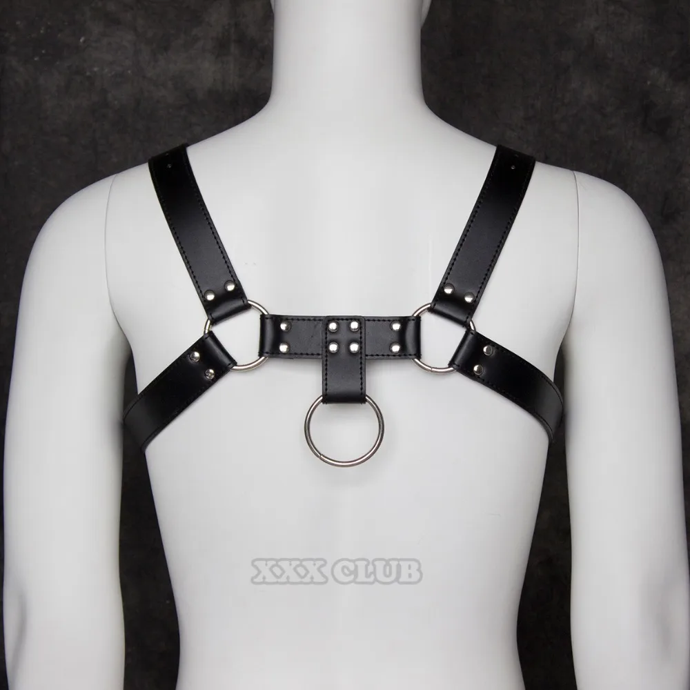 Thierry adult games sex products male Harness Sexy bondage Chest strap, can strap-on dildo, sex slave bondage restraint for men