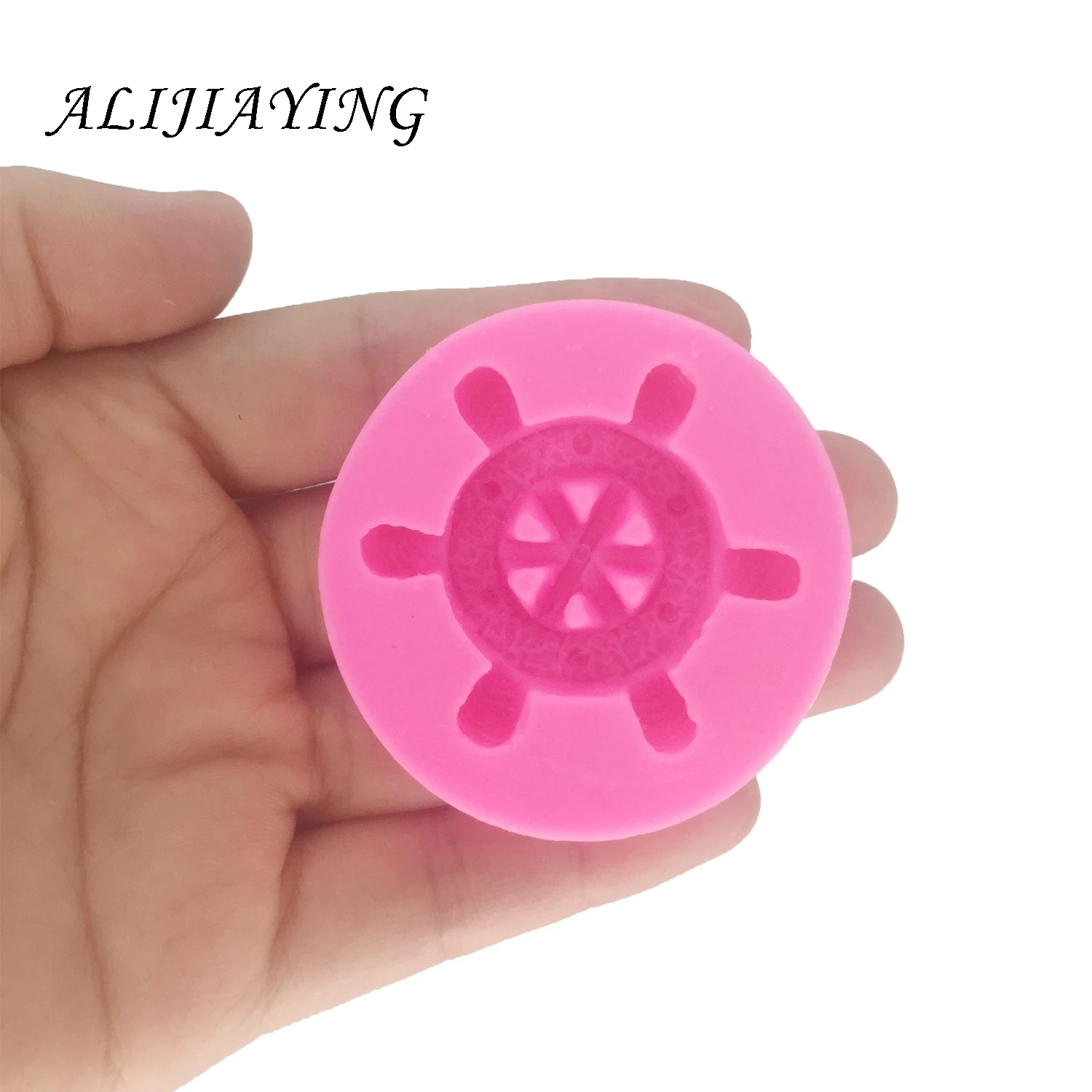 Rudder Wheel Ship Shape Silicone Mold Fondant  Baking Chocolate Mould Cake Decorating Tools accessories for kitchen D1331