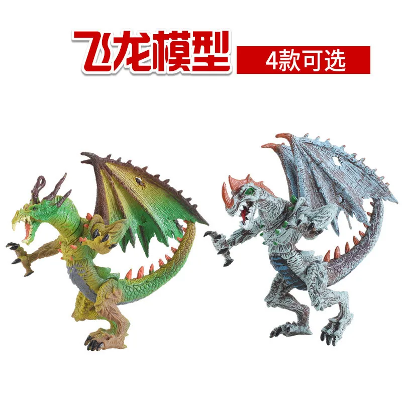 Jurassic world toy 4D assembled and deformed dragon static animal model dinosaur model Kindergarten education toys