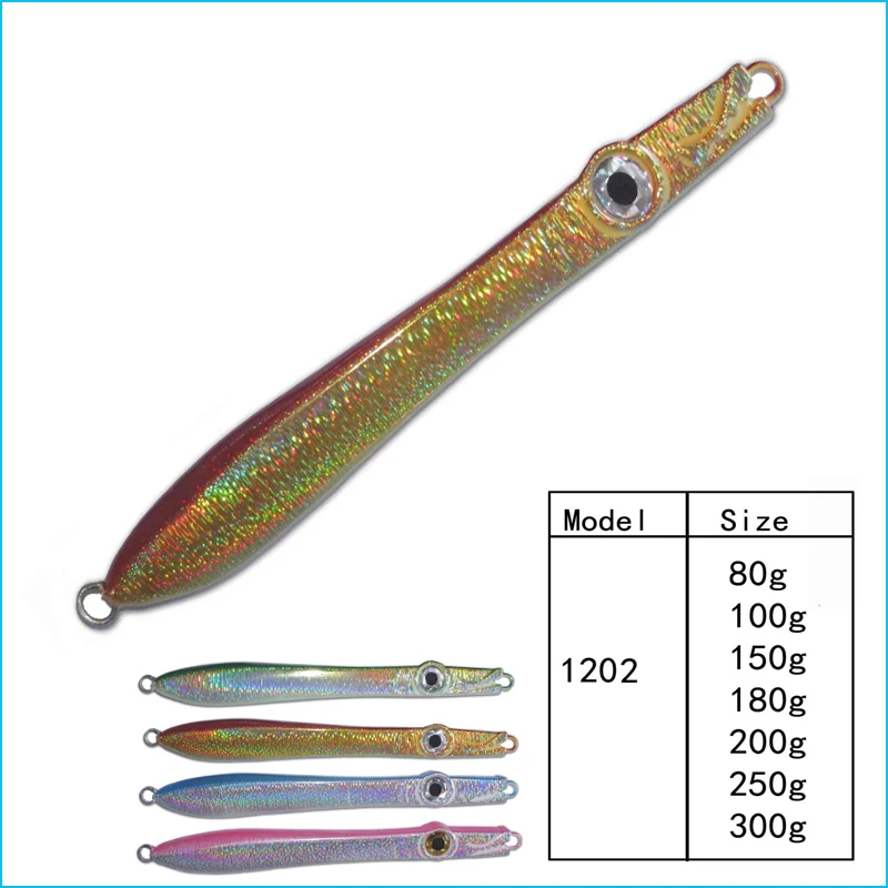 

Hard Metal Spinner Spoon Jigging Bait, приманка для зимней рыбалки, глубоководные приманки, 80 г, 100 г, 120 г, 150 г, 180 г, 200 г, 2 шт.