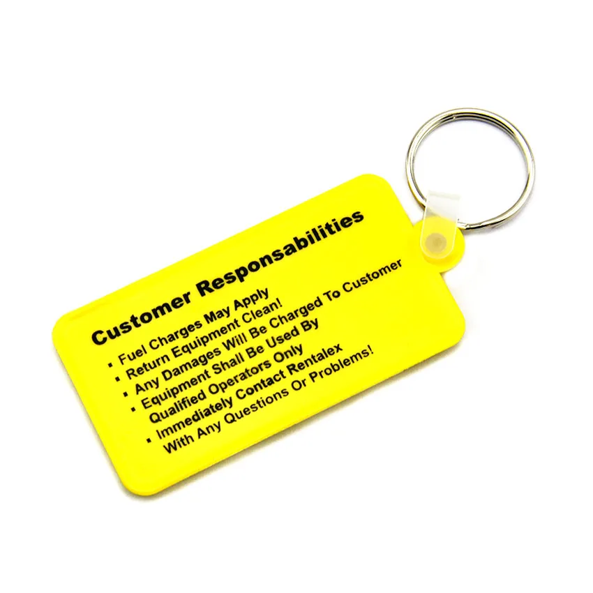 Maßgeschneiderter 2D-Schlüsselanhänger aus weichem PVC für Werbegeschenke – Detail 3