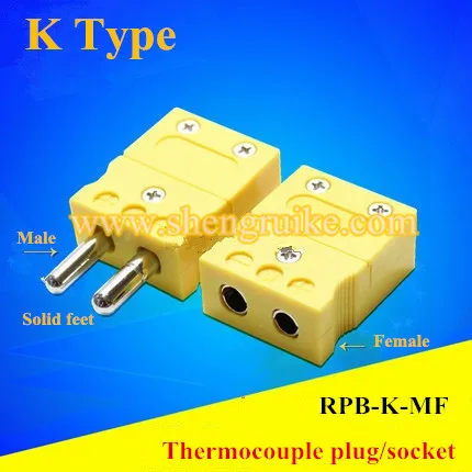 Sell like hot cakes thermocouple plug socket connector male and female