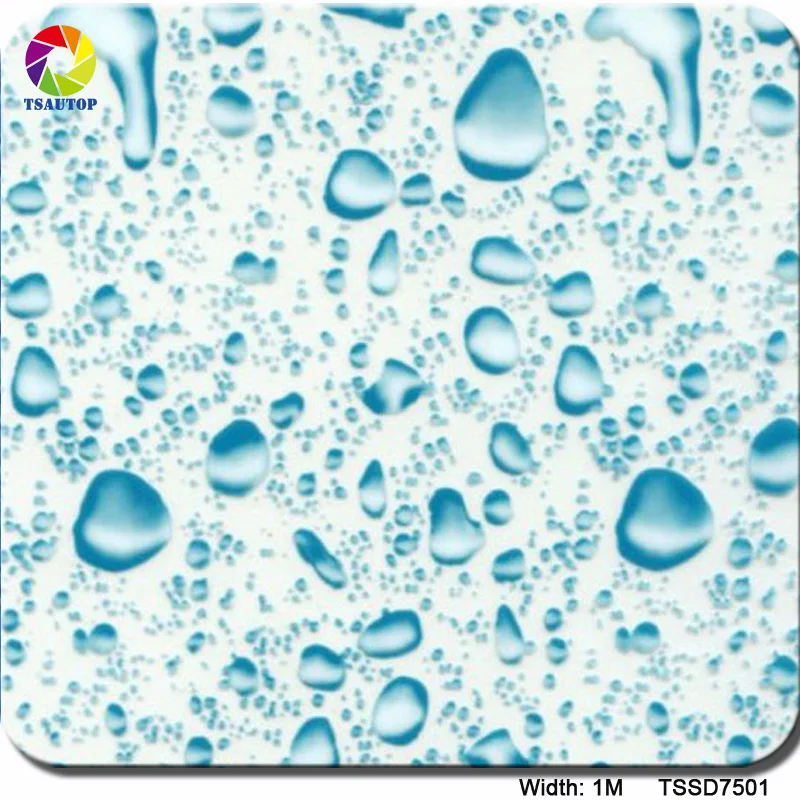 

1M*10M Water drop TSSD7501 Hydrographics dipping Water Transfer Printing Film