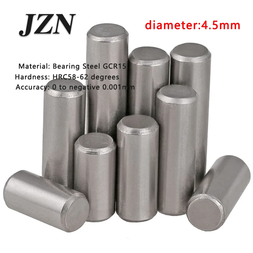 20pcs/lot Dia 4.5*10 13 16 18 20 24 25 26 32 34 40 Bearing Steel Cylindrical Pins - Dowel Pins-Needle-Positioning pin