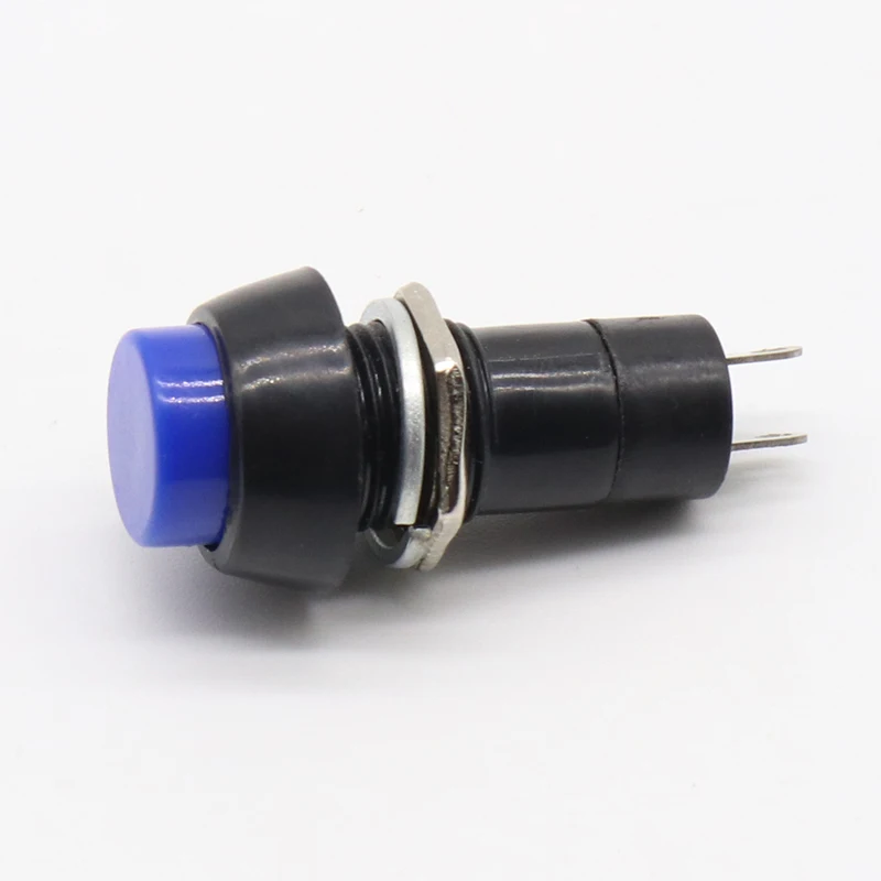 6PCS Momentary Pushbutton Switch 3A 250V AC 12mm