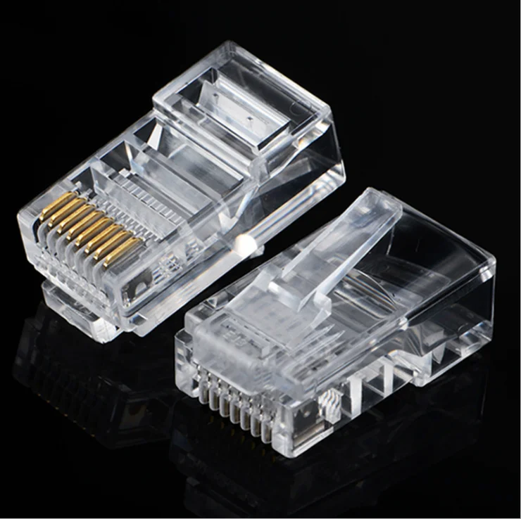 

Super five kinds of unshielded RJ45 crystal head network 8p8c crystal head computer connector electric work tool part NO.C0097