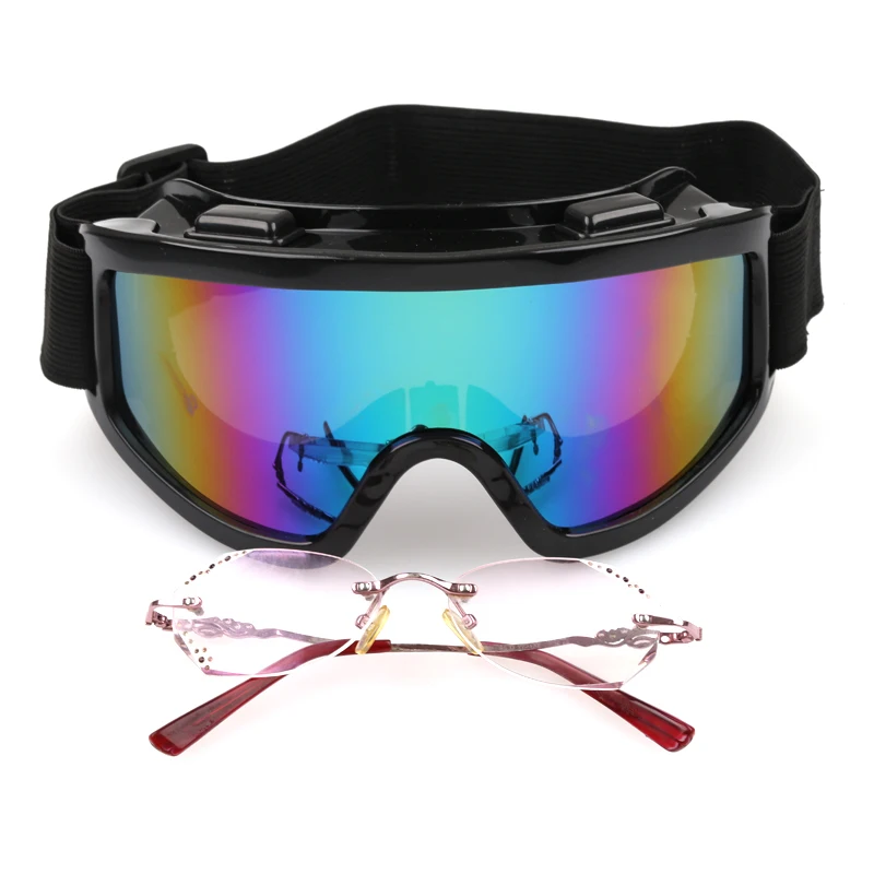 Gafas de esquí a prueba de viento al aire libre para nieve, Motocross, equitación, esquí, gafas, UV400