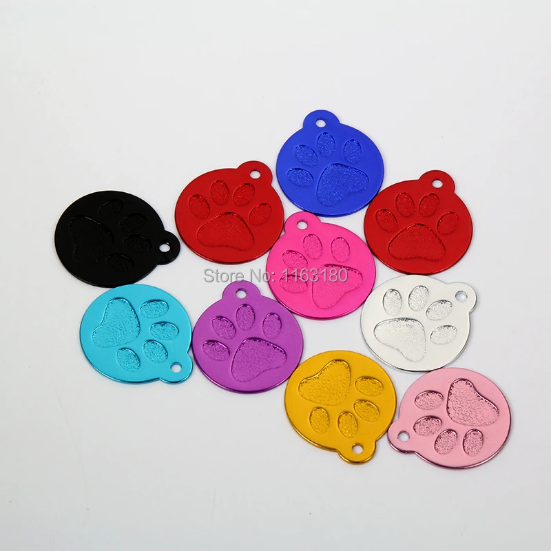 

200 pcs/lot Pet ID Tag Doggie Bone Cat Dog Collar License Custom Personalized Laser Engraved