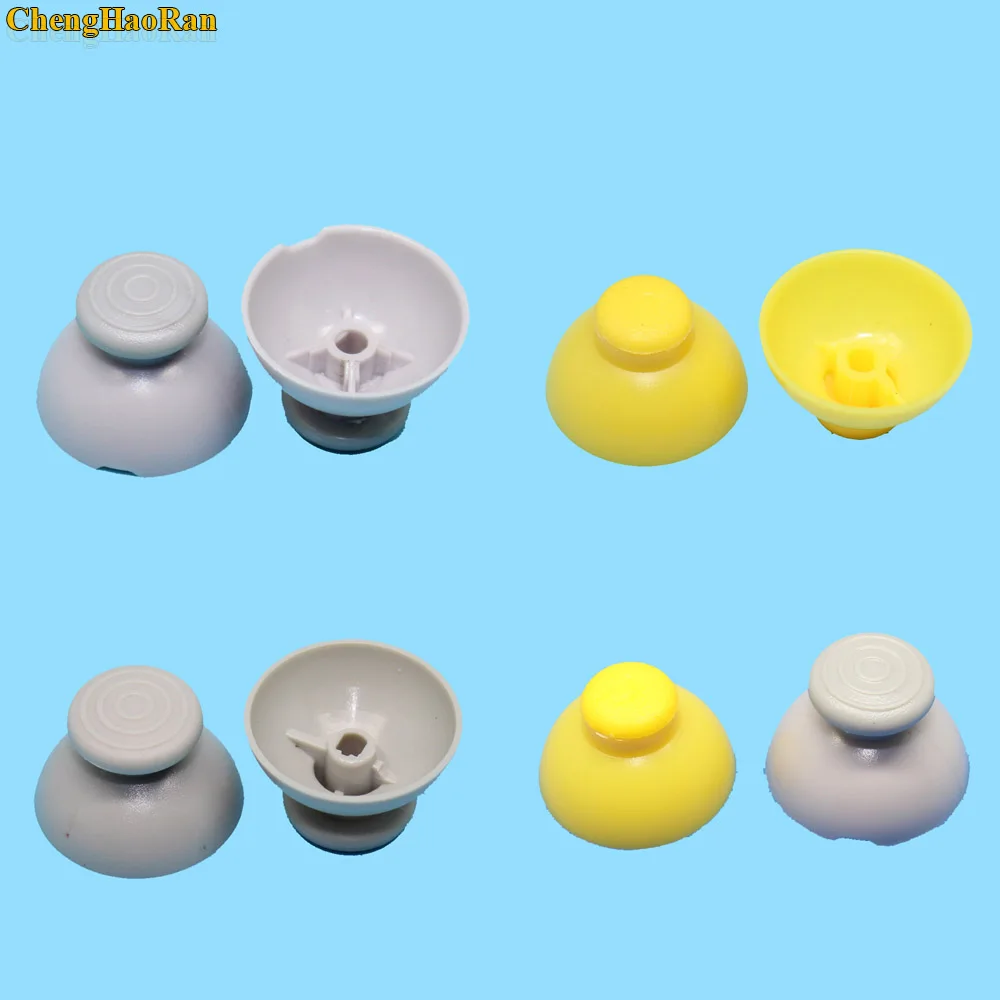 

ChengHaoRan 100pcs wholesale For Gamecube Analog Joystick controller Button Grip Stick Cap For NGC Controller accessories