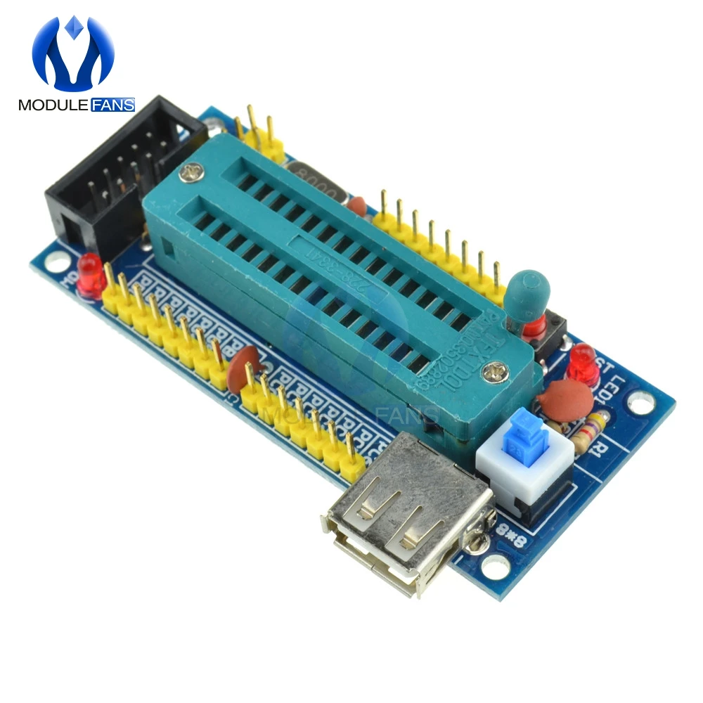 ATmega8 ATmega48 ATMEGA88 Development Board AVR (NO Chip) New Diy Electronic Module Diy Kit Pcb Board USB Interface