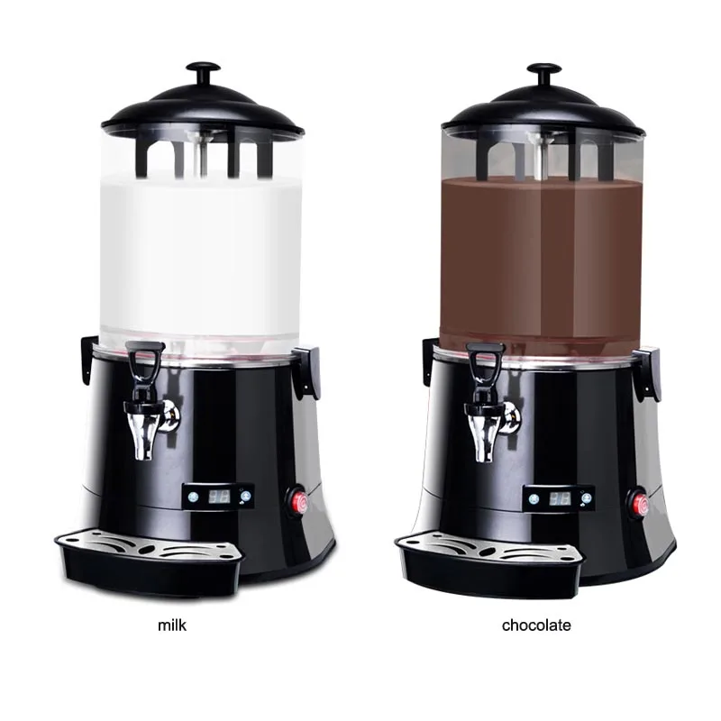 TIMCO موزع الشوكولاته الساخن القهوة التلقائي الكهربائية 5L 10L 220 فولت 110 فولت الساخن المشروبات الحليب الشاي آلة موزع