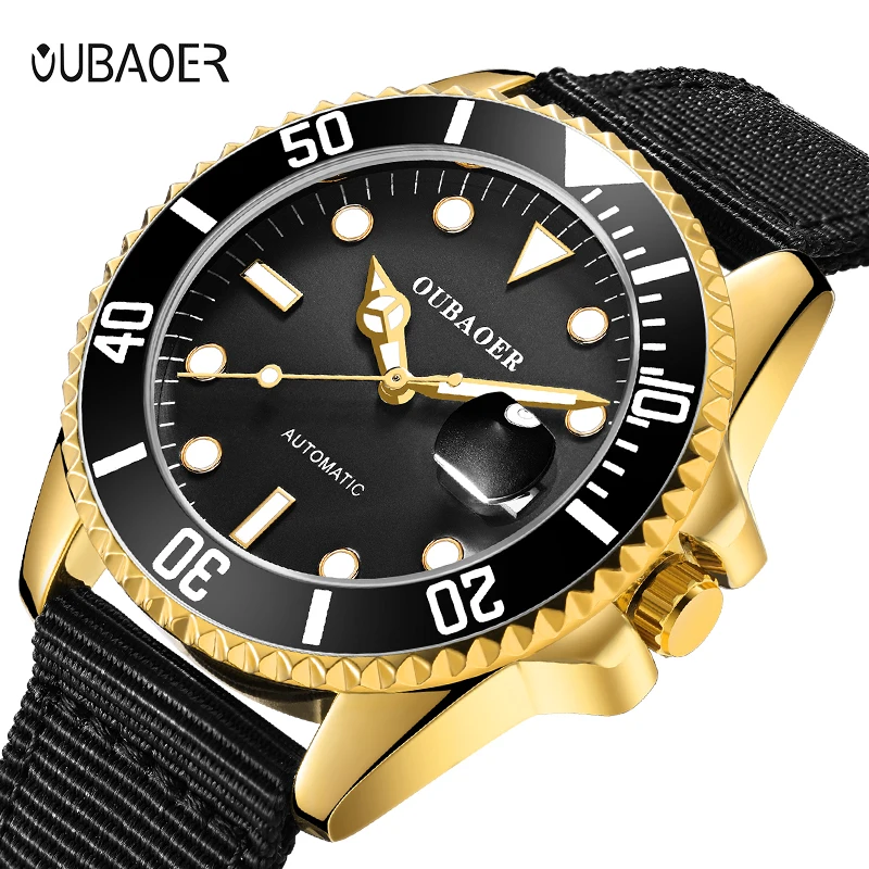 

2019 New Fashion OUBAOER Sport Mechanical Watch Luxury Watch Mens Watches Top Brand Montre Homme Clock Men Automatic Watch