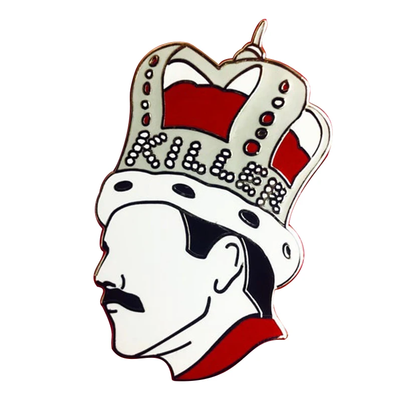 Freddie Mercury Killer Queen Enamel Pin Badge