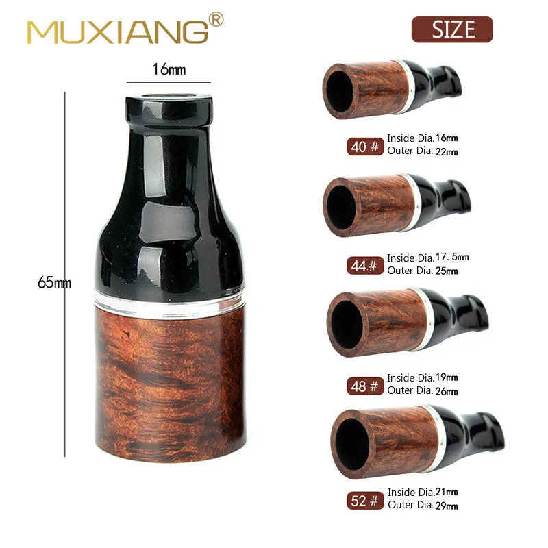 New Customized Style good Quality High-grade Briar Wood Cigar holder for Health Smoking-ba0004