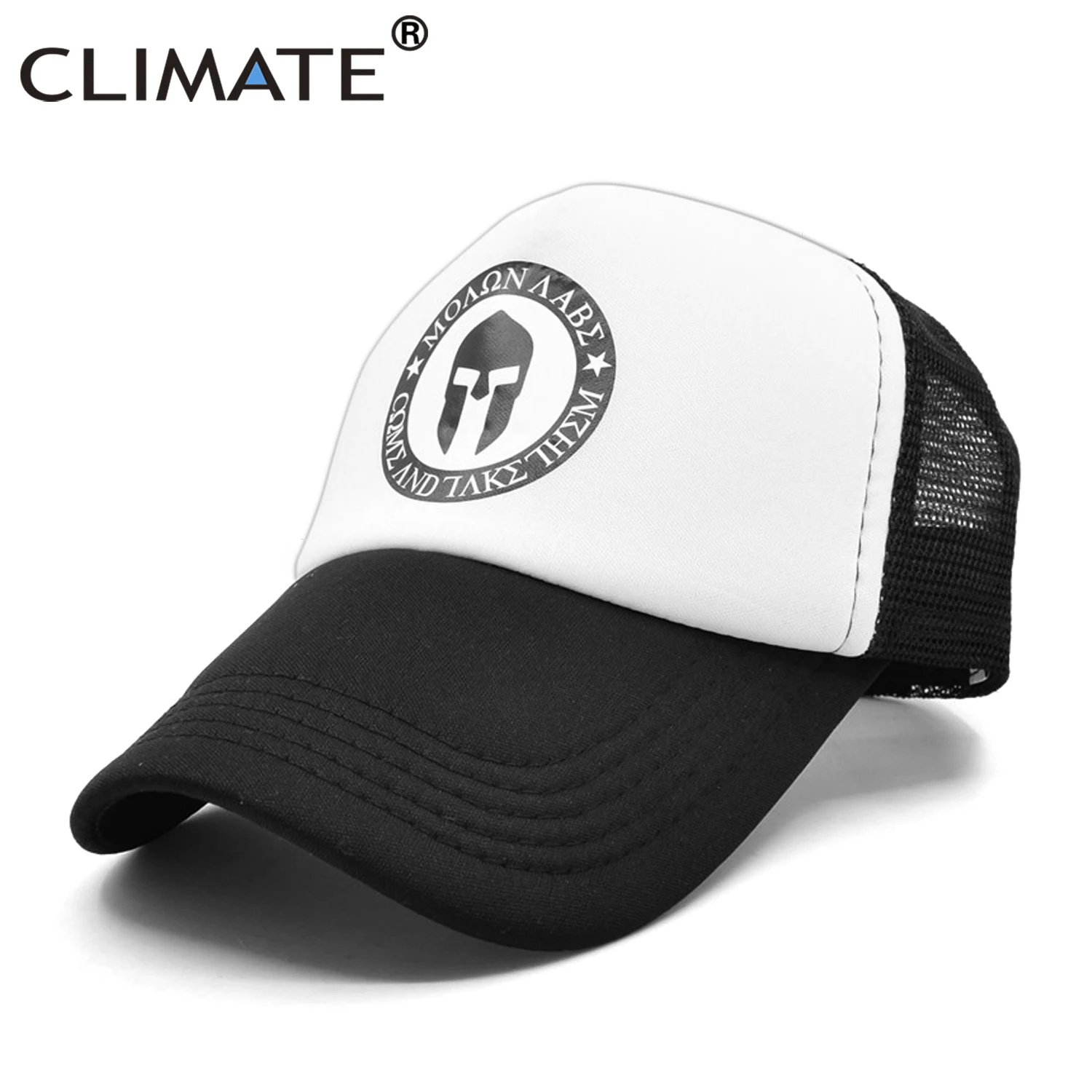 CLIMATE Spartacus Cap Trucker Baseball Cap Sparta Cool Cap Spartacus Summer Cap Hip Hop Mesh Cool Hat for Men Women