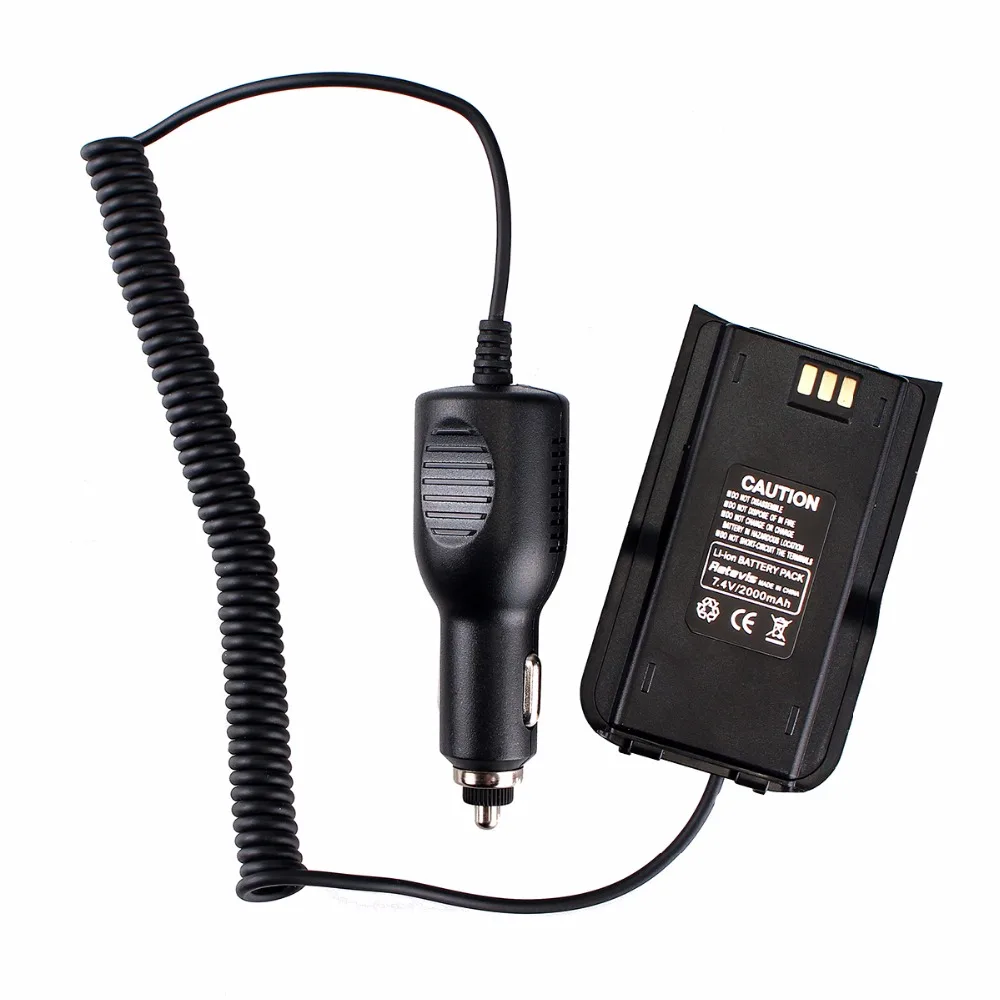 Car/Vehicle Charger Battery Eliminator 12-24V Walkie Talkie Accessories For TYT MD-380 MD380 MD 380 RETEVIS RT3 RT3S J9110J