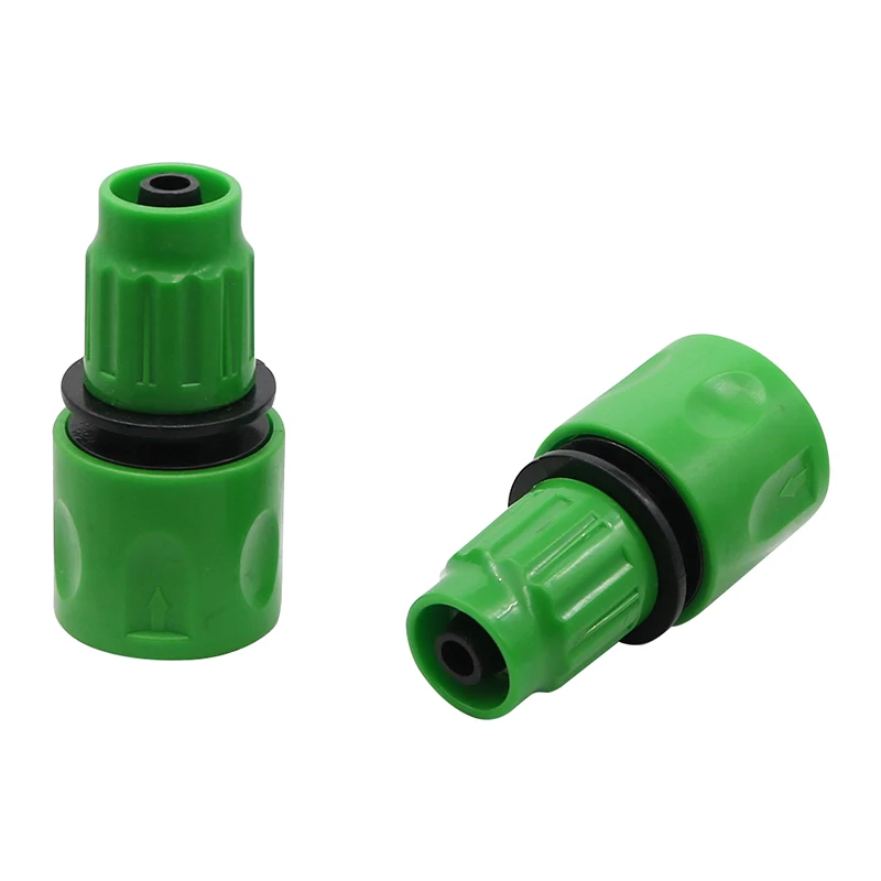 

3/8" Hose Adapter Agriculture Garden Hose Quick Connector Drip Irrigation Fittings Joints Watering 8mm Hose Connector 20 Pcs