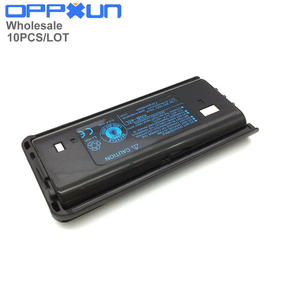 10PCS  Li-ion Battery KNB-45L KNB-53N 2000mAh for TK-2200 TK-2306