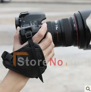 Camera Leather Soft Wrist Strap/Hand Grip for Canon 350D 450D 600D 1000D 5d2 5d3 5D4 1DX 2 ForNikon D800 D3100 D5100 D7000  D850