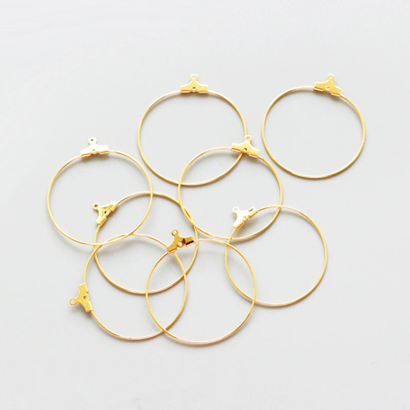 10pcs/lot 30/40mm Big Cirlce Round Hoop Earrings DIY Drop Earrings Base Jewelry Accessories/Accessories DIY/Jewelry Findings