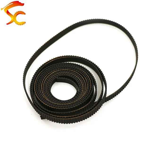 Free Shipping 5meters/LOT MXL 5mm timing belt Pitch=2.032 open rubber belt width 5mm for 3D Printer