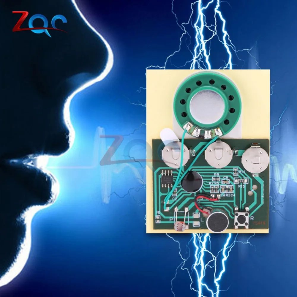 30 Seconds Photosensitive Sound Voice Audio Music Recordable Recorder Board Chip Programmable Music Module for Greeting Card DIY
