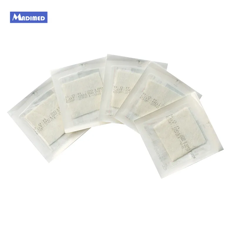 5X5cm 20pcs/Lot Non-Adhesive Calcium Alginate Wound Moist Dressing For Bedsore Pressure Ulcer Burns Help Wound Healing