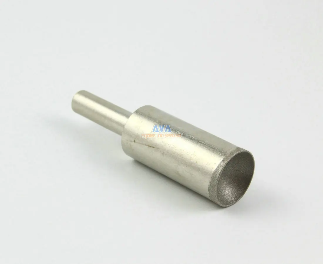 3 Pcs 13mm Diamond Mounted Point Spherical Concave Head Grinding Bit Grit 600