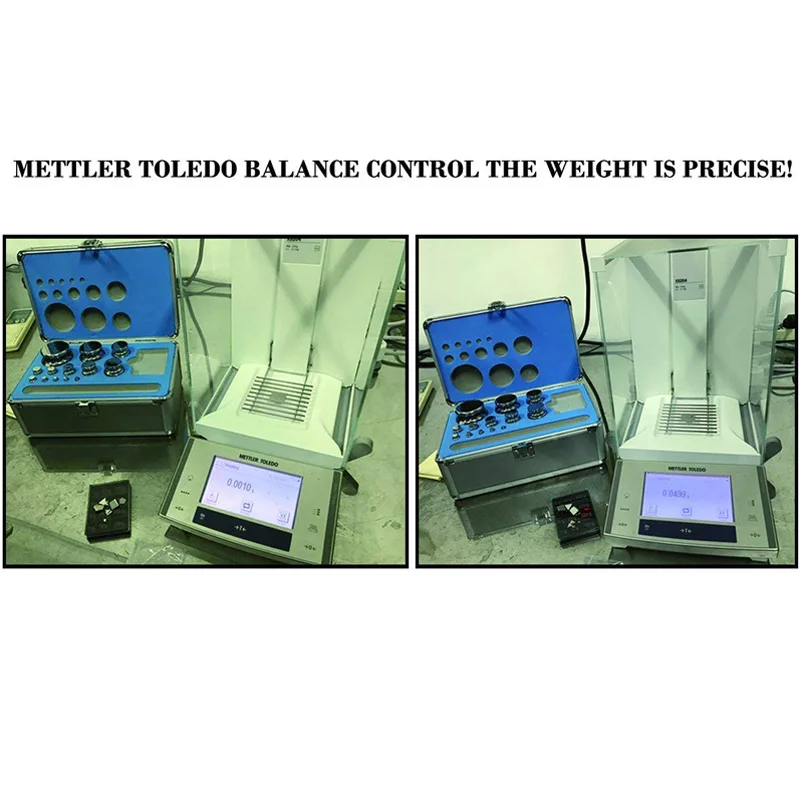 F1 Grade 1kg-1mg Calibration Weight Set for Precision Scale Stainless Steel Weighting Materials High Grade