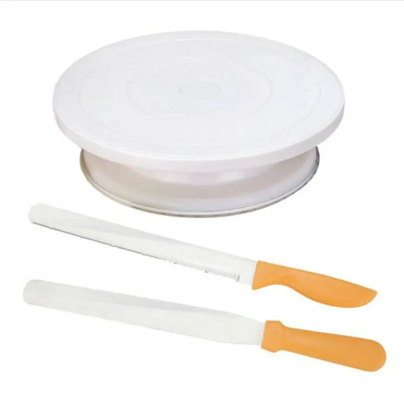 HQ SS10 Cake Making and Decorating Turntable Baking Tool Rotating Table of Cake Show Display Stand