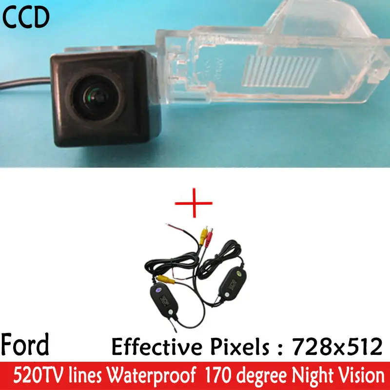 

2.4HGz Wireless Car Rear view camera Parking Camera Night Version170 Reverse HD CCD Camera for Ford Edge Escape Mercury Mariner