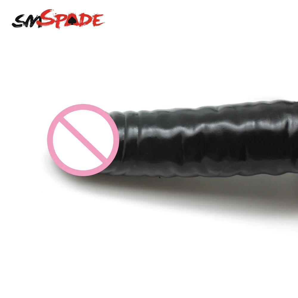 Genuine Leather dildo gag Harness Mouth Plug Sexy Adult penis gag with Multi-function Oral Fixation mouth stuffed Free Shipping