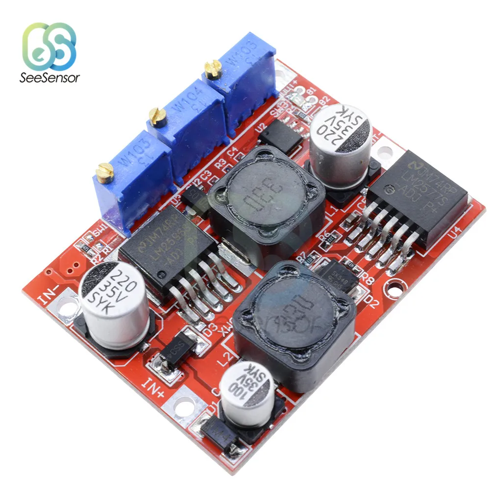 LM2596 LM2577 DC-DC Step up Down Module Automatic Solar Panels Boost Buck Voltage Converter Non-isolated Constant Current Board