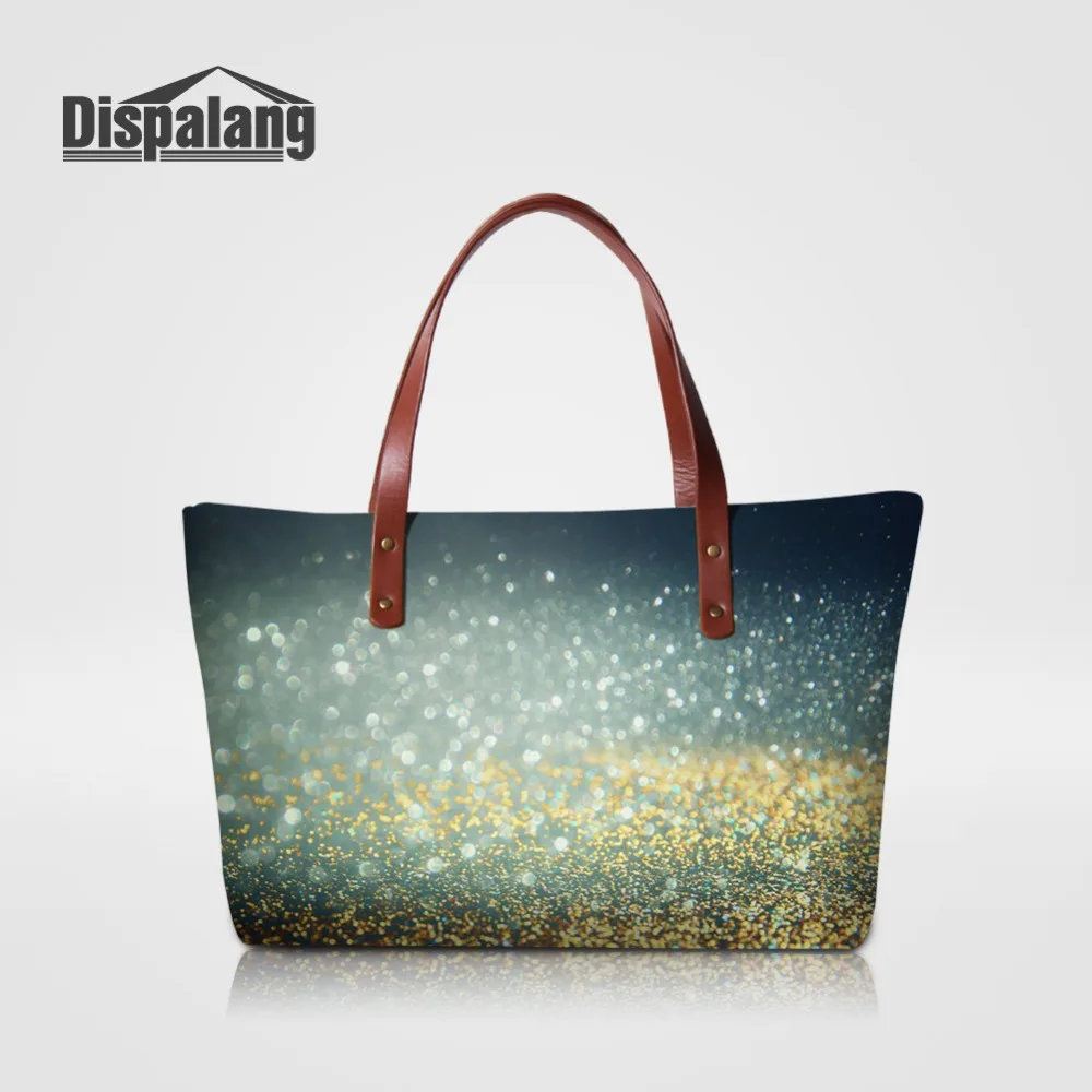 Nuevo bolso de lujo, bolsos de mano de neopreno de alta calidad para mujer, diseño espacial del universo galaxia, bolso de playa de verano de diseñador para mujer